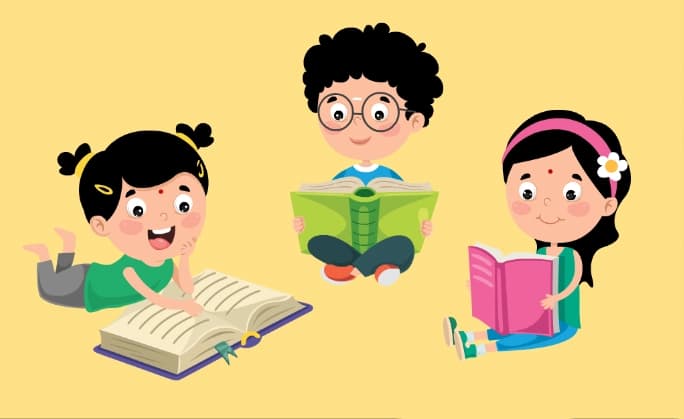 Activity-based Tamil learning illustration