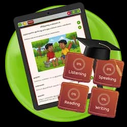 Interactive Tamil courses illustration