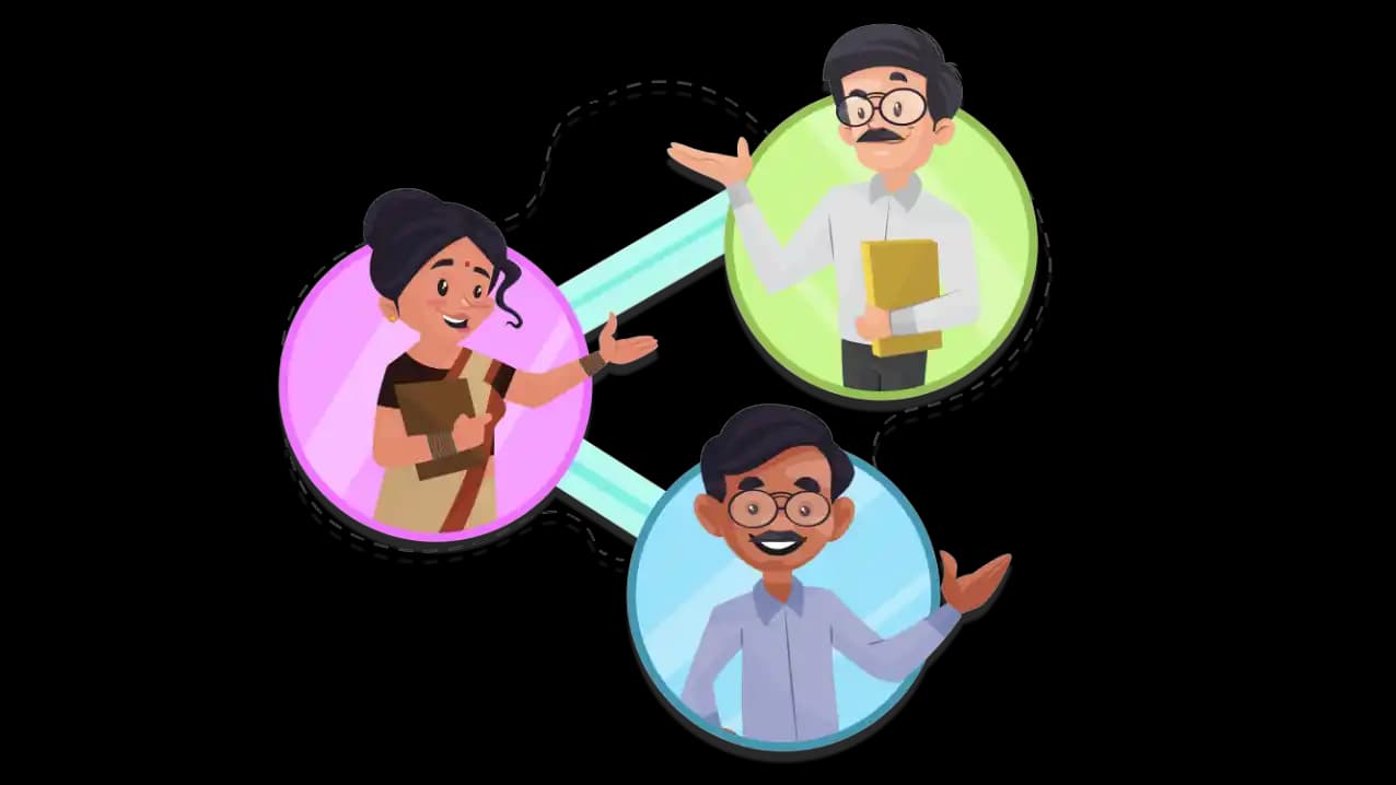 Share Tamil learning with teachers illustration