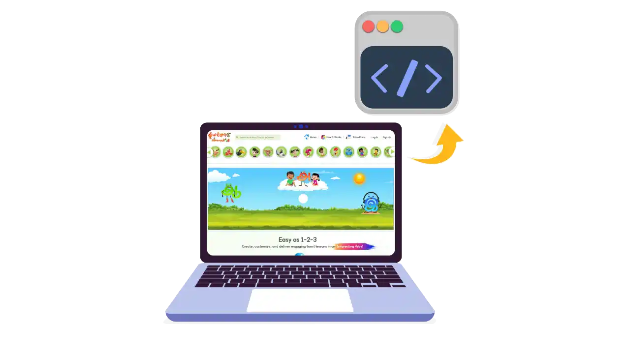 Embed Playwithtamil activities illustration